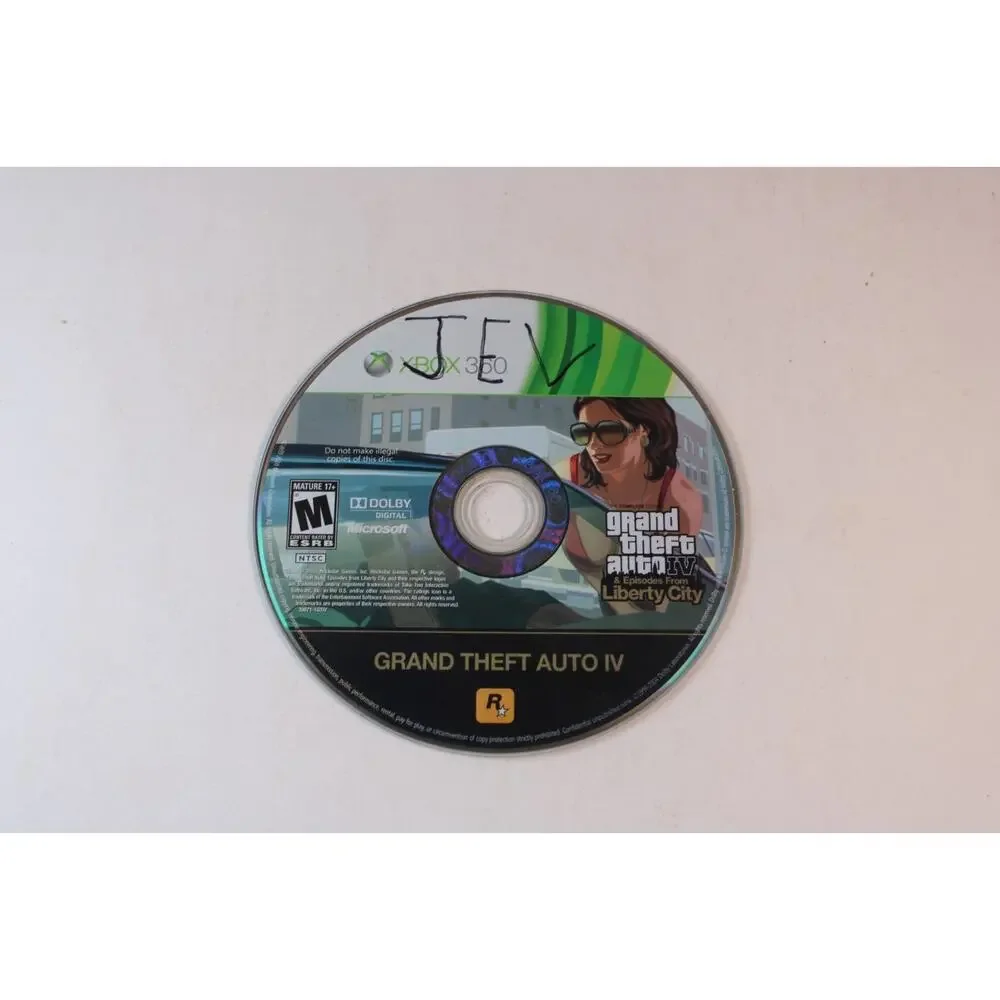 Grand Theft Auto IV & Episodes From Liberty City (Xbox 360) Game Disc Only
